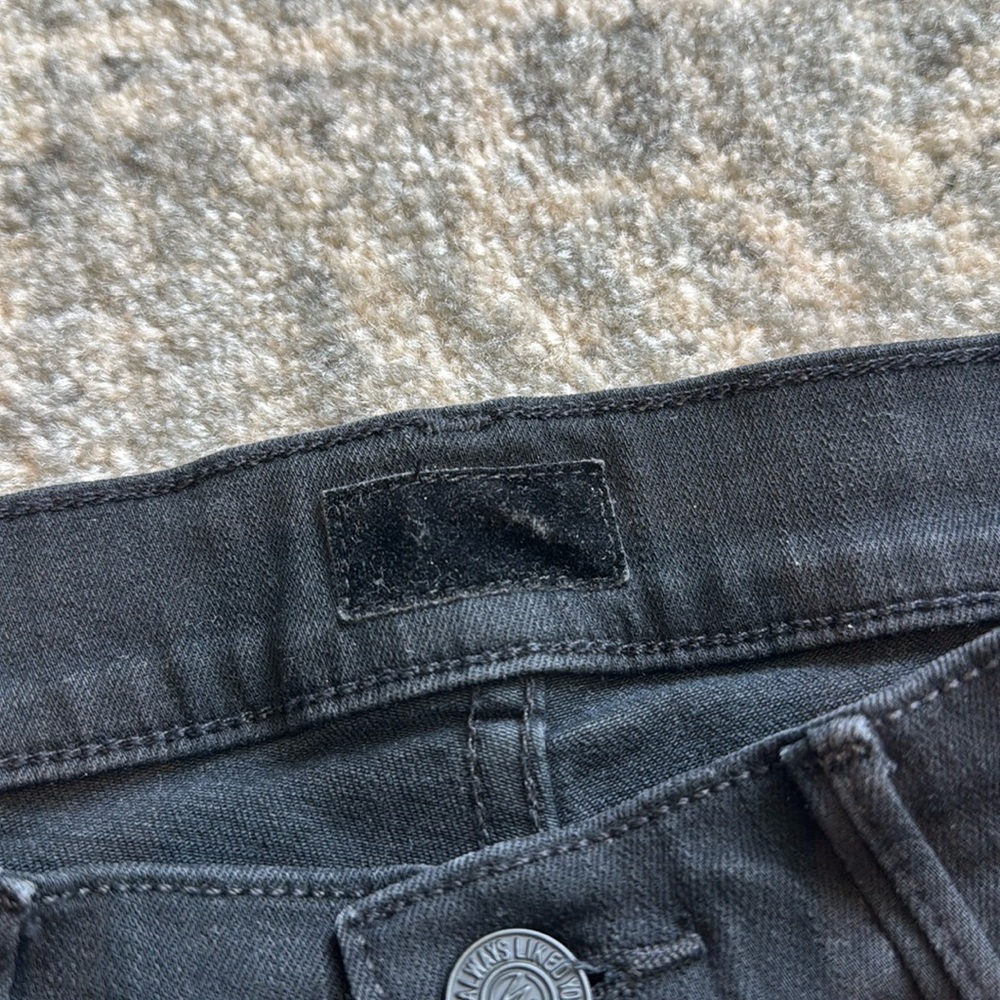 Mother Mid Ride Dazzler Women's Black Jeans in Not Guilty - Picture 10 of 16